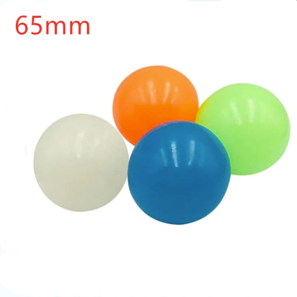 Bola de parede adesiva para alívio do estresse, bola de squash pegajosa