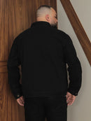 BNB Jaqueta Jeans Sarja Masculina Plus Size Premium