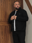 BNB Jaqueta Jeans Sarja Masculina Plus Size Premium