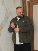 BNB Jaqueta Jeans Sarja Masculina Plus Size Premium