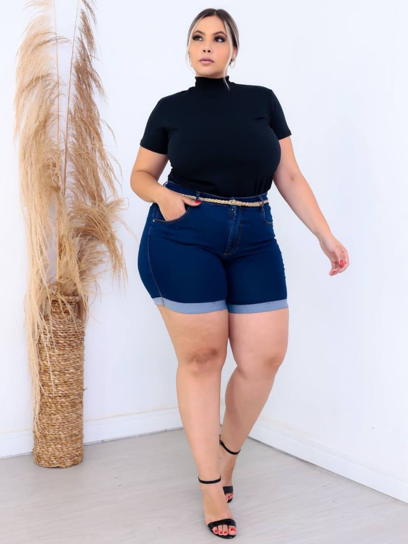 Blusa feminina plus size tshit basica camiseta