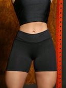 Conjunto Fitness Feminino Top e short Sports Treino Perfeito Tecido Premium