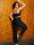 Calça Legging De Academia Cintura alta