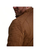 Jaqueta Masculina de Sarja Plus size Forrada com pelos por dentro tamanhos G1 G2 G3 G4 G5 G6 G7 G8 preto , verde , marrom escuro e marrom claro .