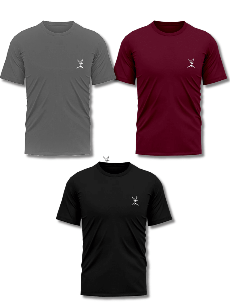 Kit 3 Camiseta Masculina Dry Fit Academia Treino Corrida Ciclismo Básica Blusa Lisa Camisa Malhar Dia A Dia