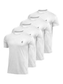 Kit 4 Camiseta Camisa Masculina Manga Curta Tecnologia Dry Fitness Esportivo Secagem rápida Corrida Malhar Musculação Academia Treino Lazer Festa Piscina Praia Viagem Verão