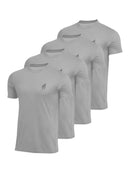 Kit 4 Camiseta Camisa Masculina Manga Curta Tecnologia Dry Fitness Esportivo Secagem rápida Corrida Malhar Musculação Academia Treino Lazer Festa Piscina Praia Viagem Verão