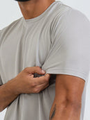 Kit 4 Camiseta Camisa Masculina Manga Curta Tecnologia Dry Fitness Esportivo Secagem rápida Corrida Malhar Musculação Academia Treino Lazer Festa Piscina Praia Viagem Verão