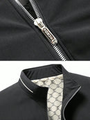 Jaqueta Acolchoada Quente Masculina, Top Casual Para Exterior, Moda Outono/Inverno