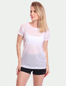 Stel van 2 kortmoubloese, tulebloes, deursigtige hemp, oefensessie, gimnasium, fiksheid
