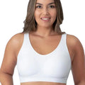Sutiã modelador sem argola de aço para mulheres, sutiã que não deixa marcas, tamanho grande, regata brilhante, roupa íntima feminina