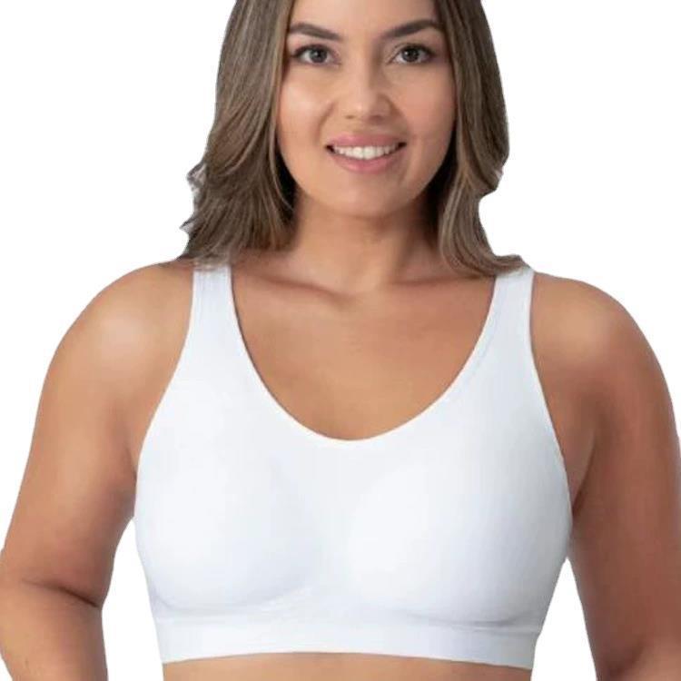 Sutiã modelador sem argola de aço para mulheres, sutiã que não deixa marcas, tamanho grande, regata brilhante, roupa íntima feminina