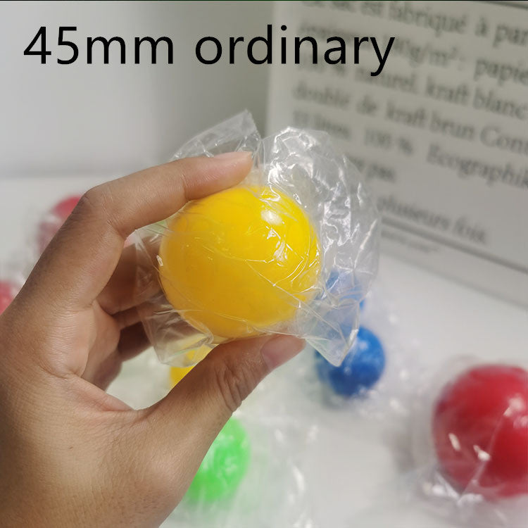 Bola de parede adesiva para alívio do estresse, bola de squash pegajosa