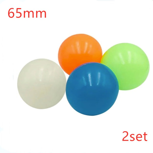 Bola de parede adesiva para alívio do estresse, bola de squash pegajosa