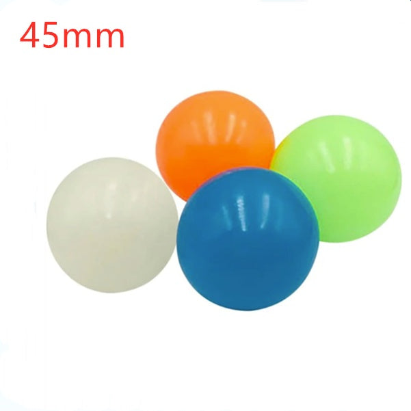 Bola de parede adesiva para alívio do estresse, bola de squash pegajosa