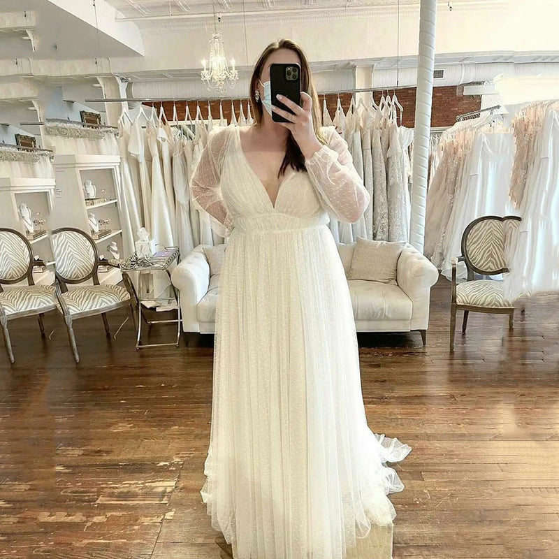 Vestido longo estilo europeu e americano para gestantes, tamanho grande, com decote profundo e alças largas