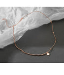 Ketting met letterhanger in 925 sterling silwer.