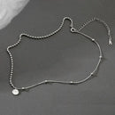 Ketting met letterhanger in 925 sterling silwer.