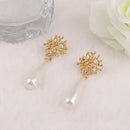 Acessórios de ramo popular europeu e americano Brincos de pérolas