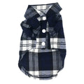 Roupas para animais de estimação camisa do cão verão para pequenos cães médios gato estilo britânico xadrez roupas respirável moda filhote de cachorro chihuahua camiseta