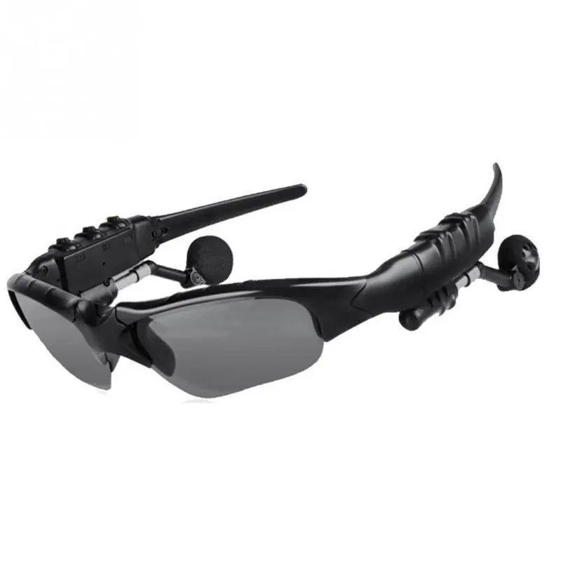 Fones de ouvido estéreo Wireless Headset com microfone Óculos de sol para condução Ciclismo Sports Noise Reduction Headphones