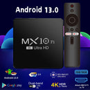Android TV Box 4K HDR 16GB MX10 F1 Android 13