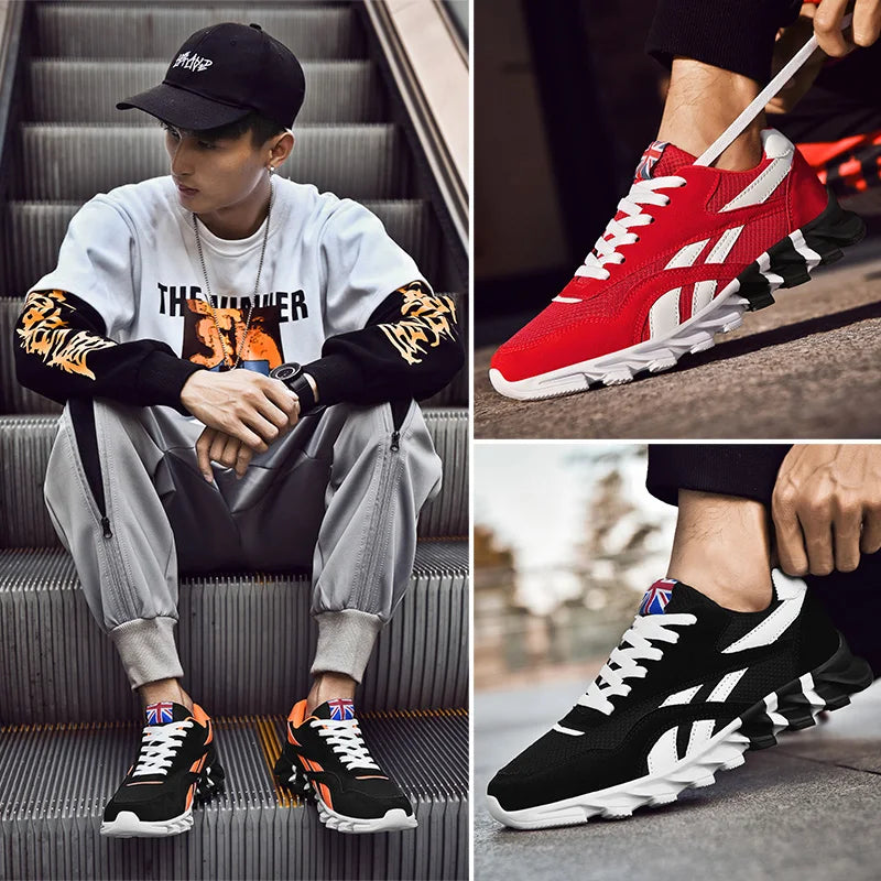 2025 novos tênis de corrida masculinos e femininos respirável tênis casuais antiderrapante vibração confortável sapatos de caminhada 36-48