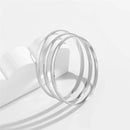 Ingemark 3Pcs/Set Punk Round Brilhante Fechado Pulseiras para Mulheres Vintage Temperamento Fino Corrente Pulseiras Casal Jóias Steampunk