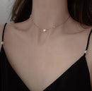 Ketting met letterhanger in 925 sterling silwer.