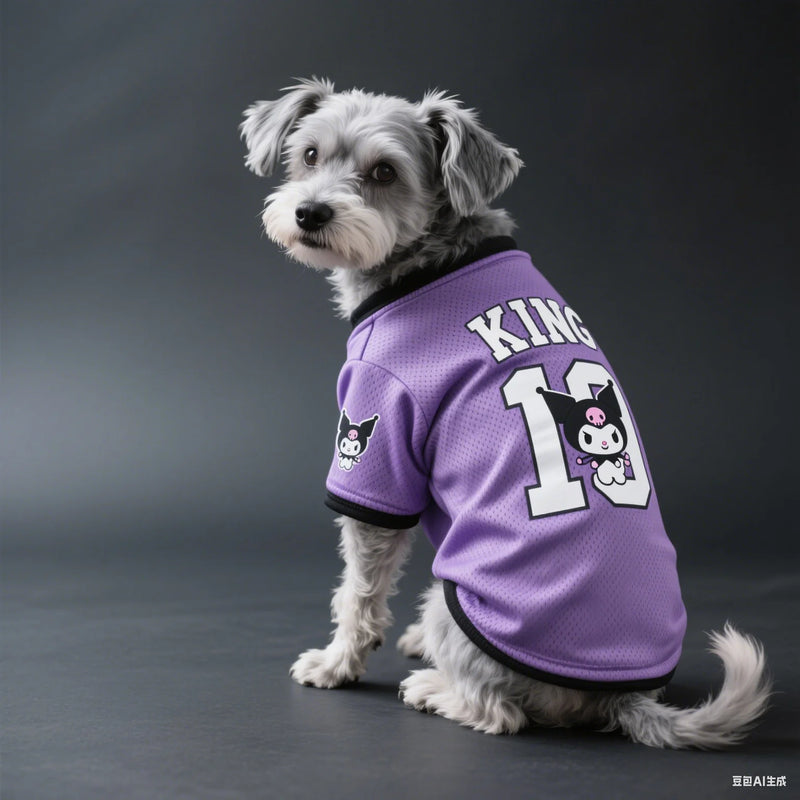 Roupas para animais de estimação para cães, suprimentos para animais de estimação, respirável, legal, confortável, camisas de futebol, raças de cães de pequeno porte, legal e elegante