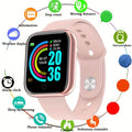 Relógio inteligente 116plus d13 y68 esporte pulseira correndo monitor de fitness pista freqüência cardíaca mensagem lembrar homem smartwatch mulher relógio