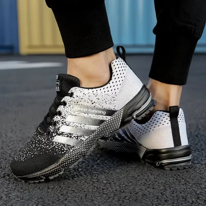 Sapatos de plataforma de design atraente de rua explosiva masculina com correspondência de cores exclusivas respirável confortável anti deslizamento sapatos de caminhada