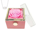 Caixa de presente de joias  O colar  Eternal Rose