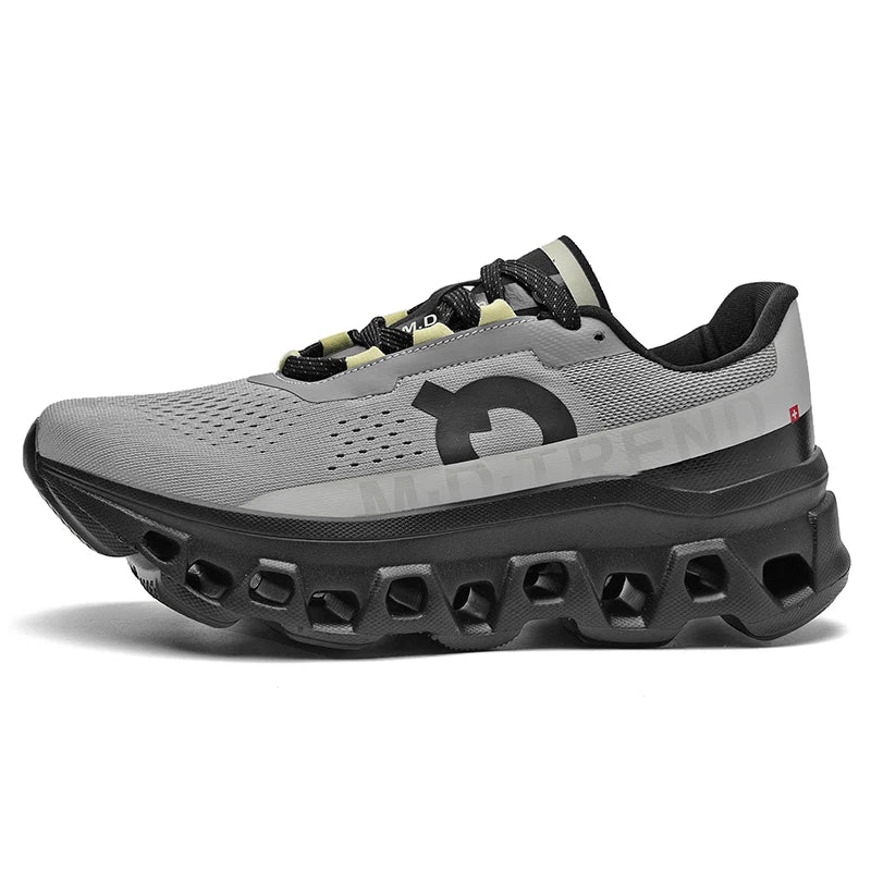 Amortecimento masculino tênis de corrida leve atlético casual masculino antiderrapante sapatos esportivos ao ar livre viagem sapatos de caminhada