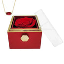 Caixa de presente de joias  O colar  Eternal Rose