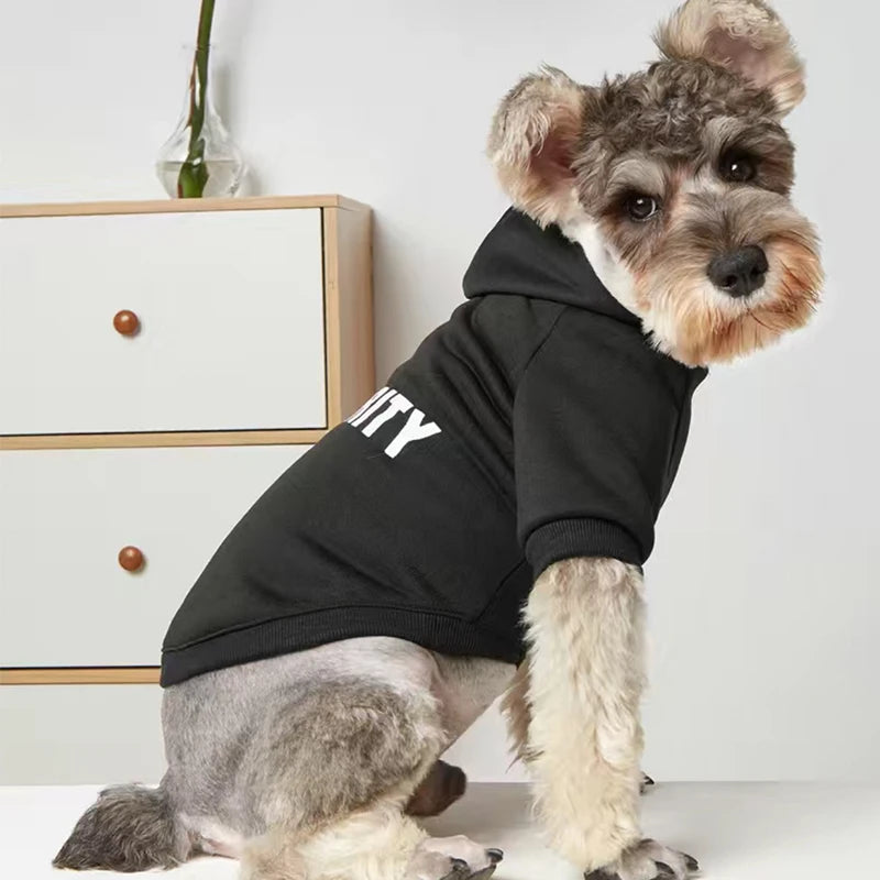 Roupas para cães Roupas para animais de estimação Moda popular com capuz Roupas para animais de estimação grandes, médios e pequenos Roupas casuais quentes para cães de segurança