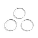 Ingemark 3Pcs/Set Punk Round Brilhante Fechado Pulseiras para Mulheres Vintage Temperamento Fino Corrente Pulseiras Casal Jóias Steampunk