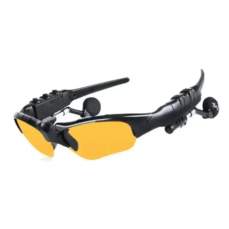 Fones de ouvido estéreo sem fio com microfone óculos de sol para dirigir ciclismo esportes redução de ruído