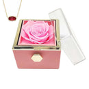 Caixa de presente de joias  O colar  Eternal Rose