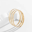 Ingemark 3Pcs/Set Punk Round Brilhante Fechado Pulseiras para Mulheres Vintage Temperamento Fino Corrente Pulseiras Casal Jóias Steampunk