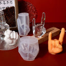 Molde de silicone epóxi anel de dedo