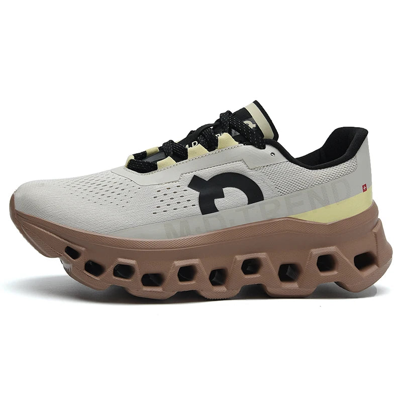 Amortecimento masculino tênis de corrida leve atlético casual masculino antiderrapante sapatos esportivos ao ar livre viagem sapatos de caminhada