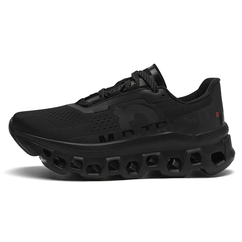 Amortecimento masculino tênis de corrida leve atlético casual masculino antiderrapante sapatos esportivos ao ar livre viagem sapatos de caminhada