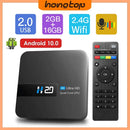 Hongtop H20 Nova Smart TV Box Android 10.0 2GB 16GB 4K 3D HD H.265 Media Player Android TV Box Muito Rápido 1080P Set Top Box