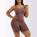 Body modelador feminino de corpo inteiro para controle da barriga, modelador de cintura firme sem costura, modelador corporal