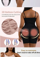 Body modelador feminino de corpo inteiro para controle da barriga, modelador de cintura firme sem costura, modelador corporal