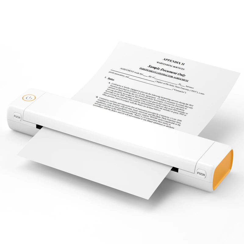 Impressora térmica A4 M08F Transferência de tatuagem sem fio Bluetooth USB Máquina de impressão móvel Texto Documento PDF Design Impressão de tatuagem