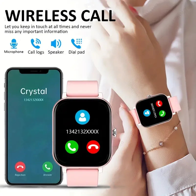 Keshuyou 2025 novo relógio inteligente bluetooth falando oxigênio no sangue/monitor de pressão arterial relógio inteligente para mulheres presente do feriado