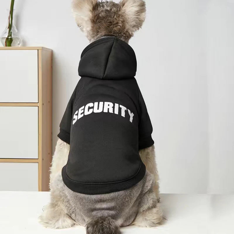 Roupas para cães Roupas para animais de estimação Moda popular com capuz Roupas para animais de estimação grandes, médios e pequenos Roupas casuais quentes para cães de segurança