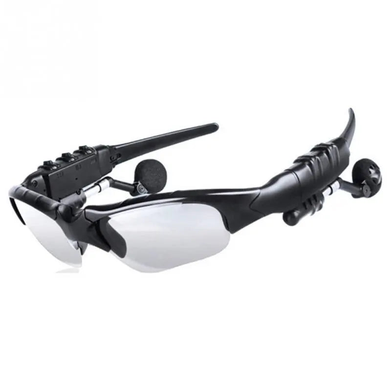 Fones de ouvido estéreo Wireless Headset com microfone Óculos de sol para condução Ciclismo Sports Noise Reduction Headphones